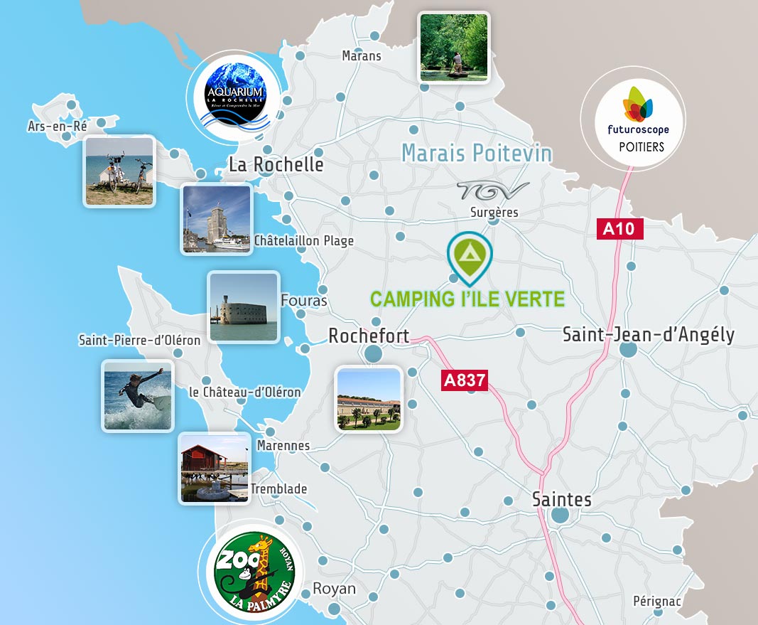 Le Domaine de l'Ile Verte en Charente-Maritime